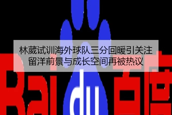 林葳试训海外球队三分回暖引关注 留洋前景与成长空间再被热议